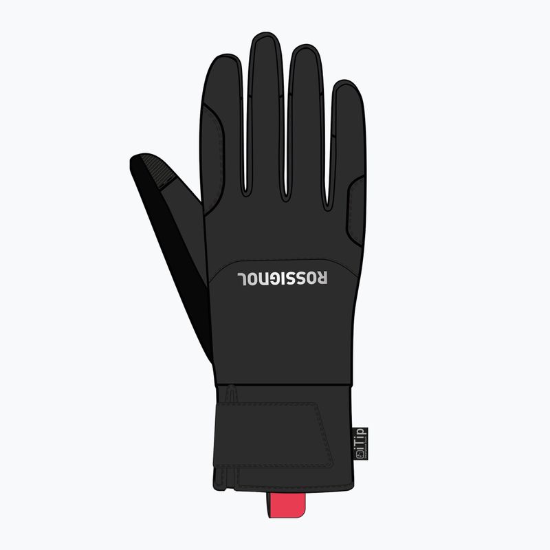 Guanti da scialpinismo Rossignol CWA R-Shell Wind black 3