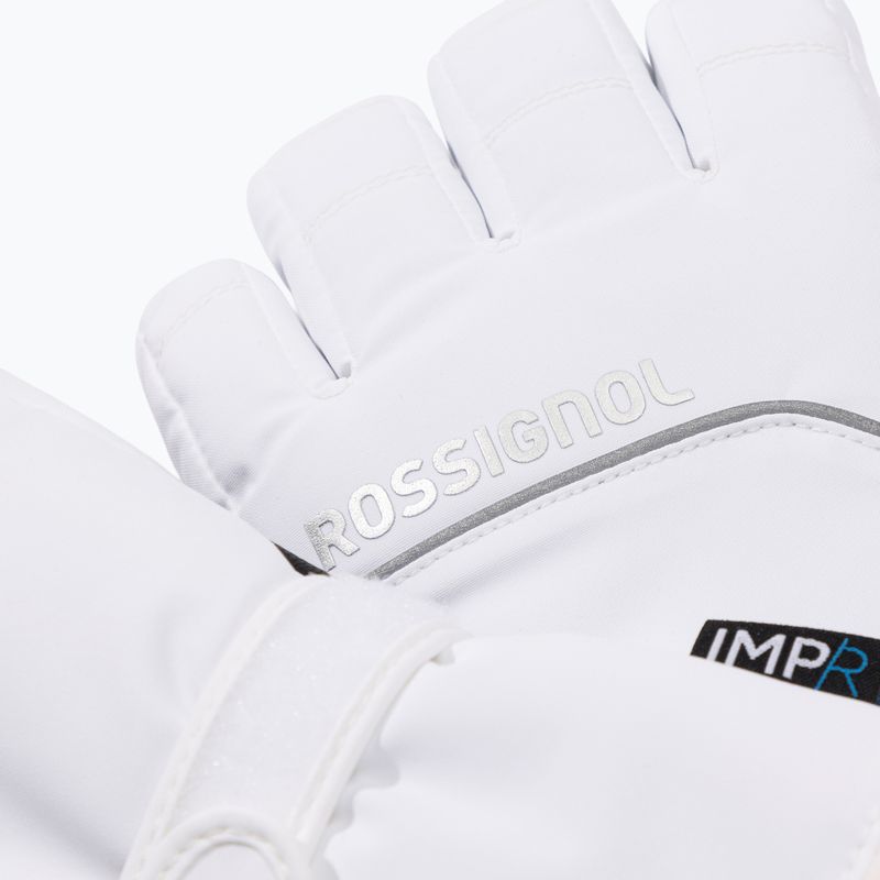 Guanti da sci da donna Rossignol Perfy G white 3
