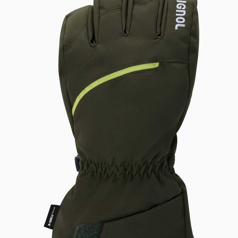 Guanti da sci da uomo Rossignol Perf R-Shell Thermal olive shadow 3