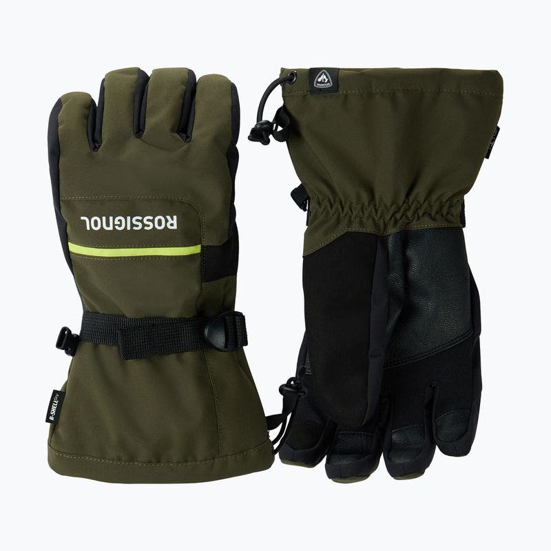 Guanti da sci da uomo Rossignol Action R-Shell Dry olive shadow 2