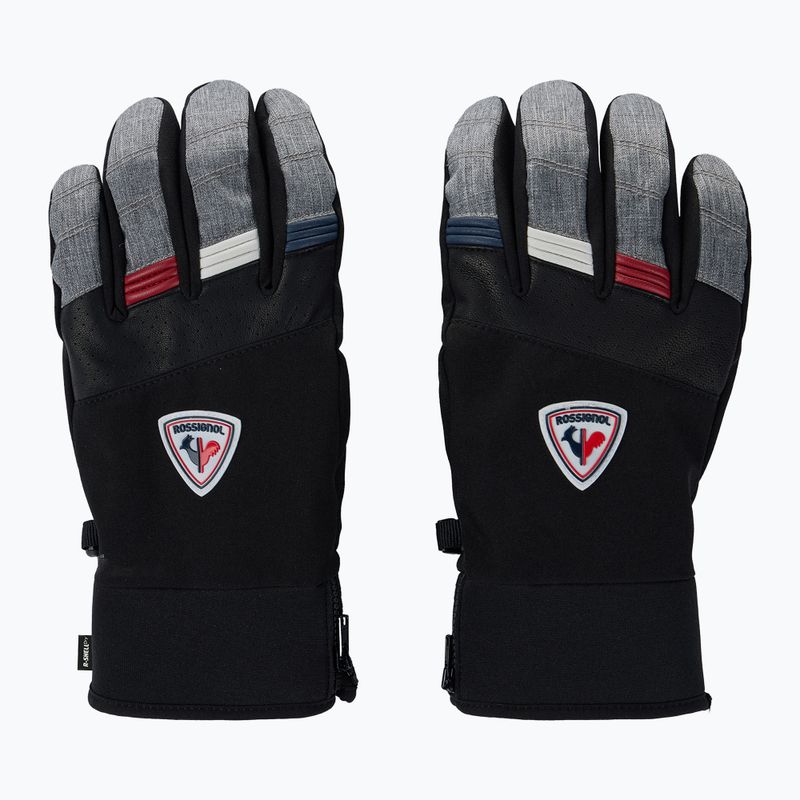 Guanti da sci da uomo Rossignol Strato R-Shell Dry heather grey 2