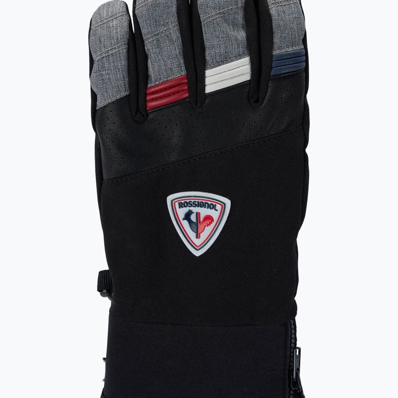 Guanti da sci da uomo Rossignol Strato R-Shell Dry heather grey 3