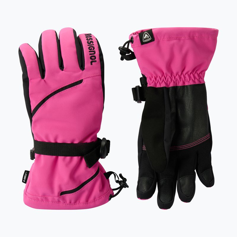Guanti da sci da donna Rossignol Temptation R-Shell electric fuchsia 2
