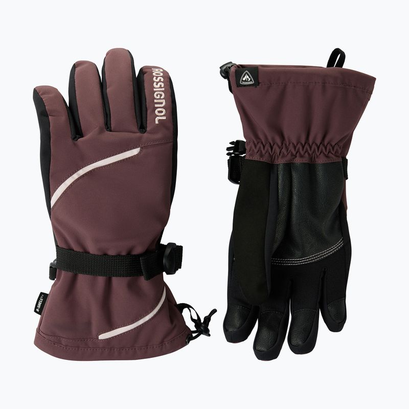 Guanti da sci da donna Rossignol Temptation R-Shell huckleberry 2