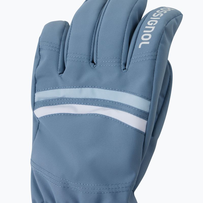 Guanti da sci da donna Rossignol Piste R-Shell Dry windward blue 3