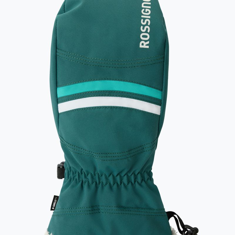 Guanti da sci da donna Rossignol Piste Mittens R-Shell Dry transformative teal 3