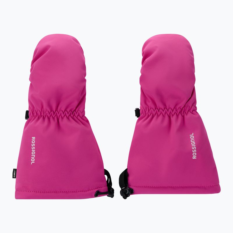 Guanti da sci per bambini Rossignol Mittens R-Shell Dry electric fuchsia 2