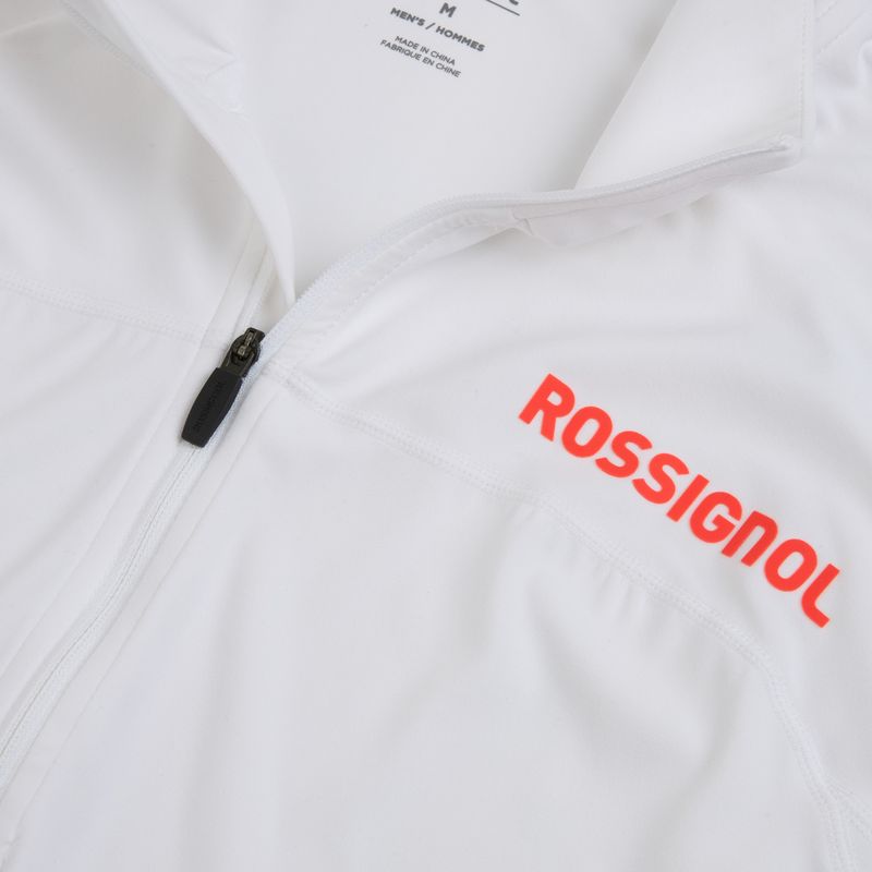 Felpa da uomo Rossignol Hero Half Zip First Layer white 3