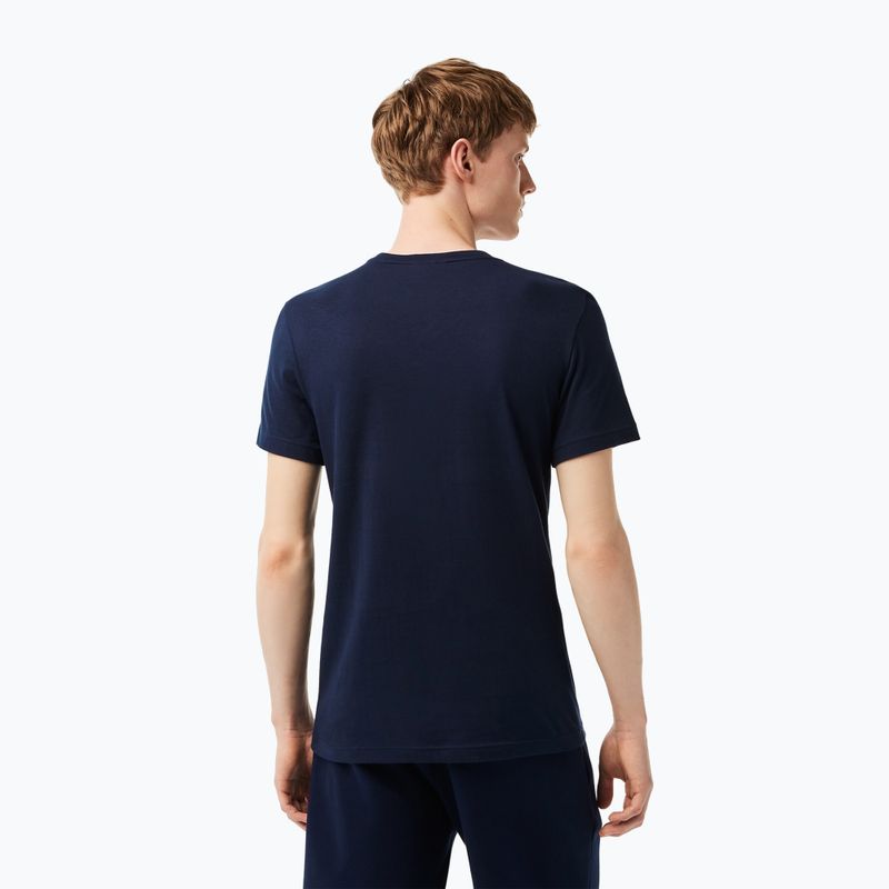 T-shirt Lacoste uomo TH2036 blu navy 2