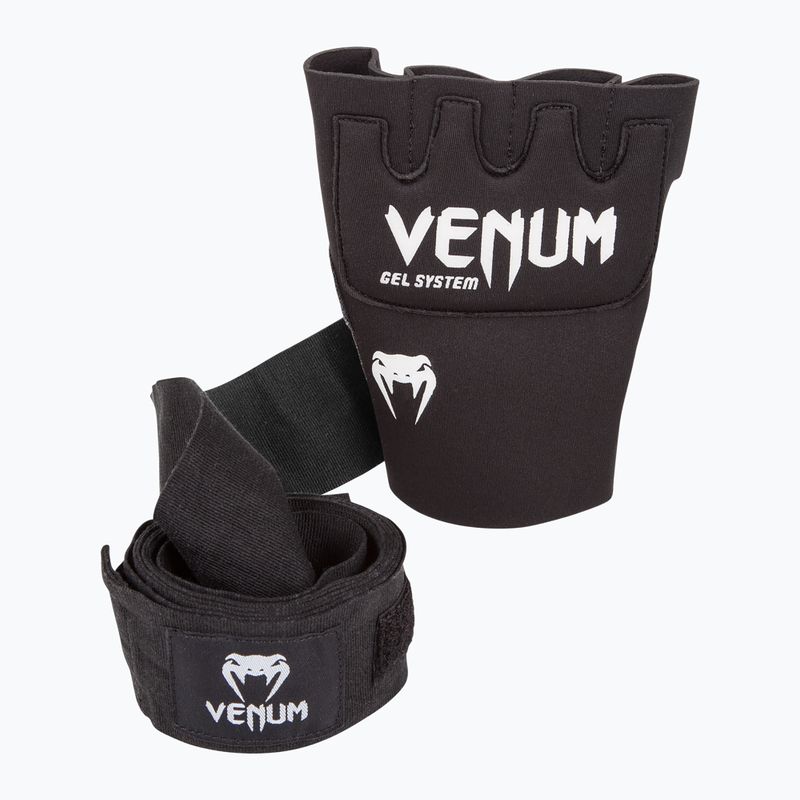 Guanti interni Venum Gel Kontact Quick Wraps nero/bianco 4