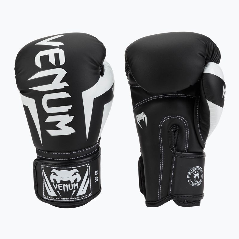 Guantoni da boxe Venum Elite bianco/nero 3