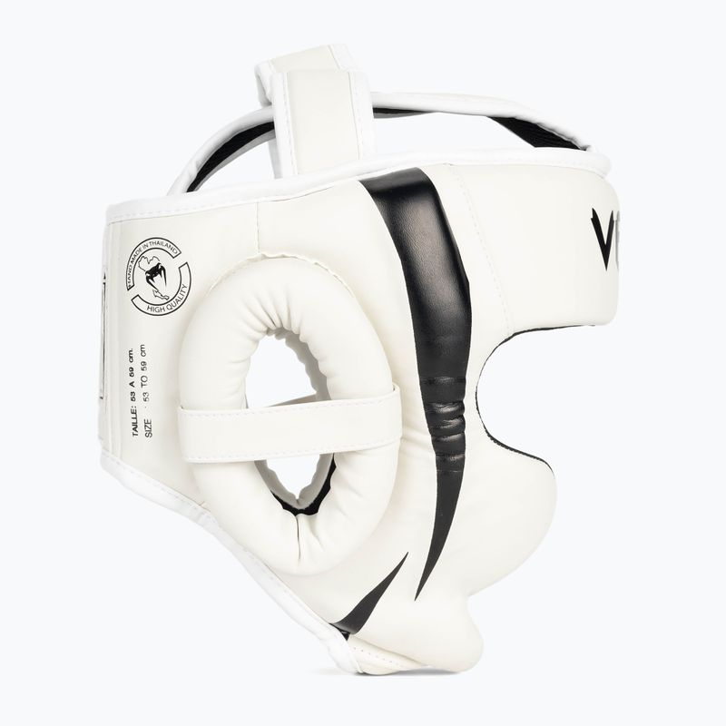 Casco da boxe Venum Elite bianco/nero 2