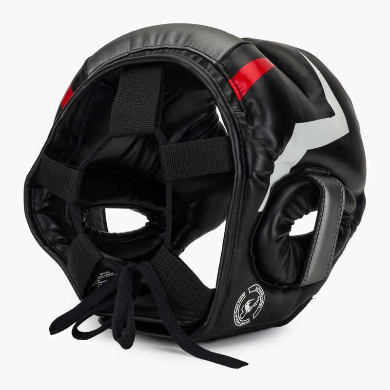 Casco da boxe Venum Elite Iron nero/rosso 6