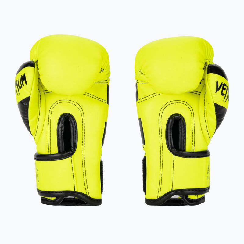 Guanti da boxe per bambini Venum Elite Boxing neo yellow 2