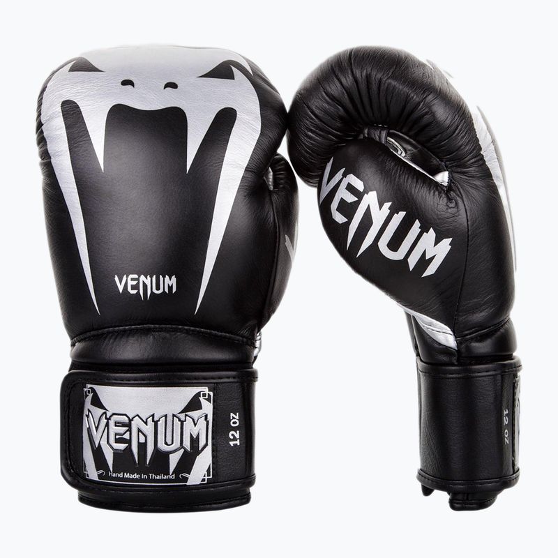 Guantoni da boxe Venum Giant 3.0 nero e argento 2055-128