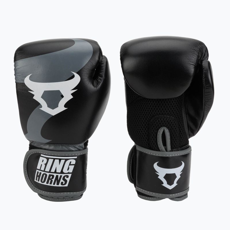 Guanti da boxe neri Charger Ringhorns 3