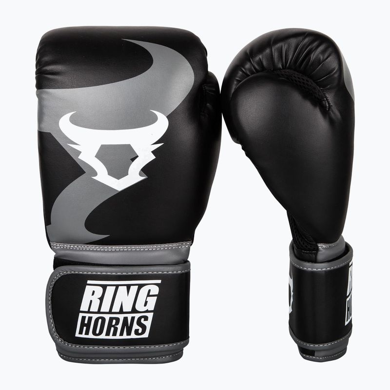 Guanti da boxe neri Charger Ringhorns 7