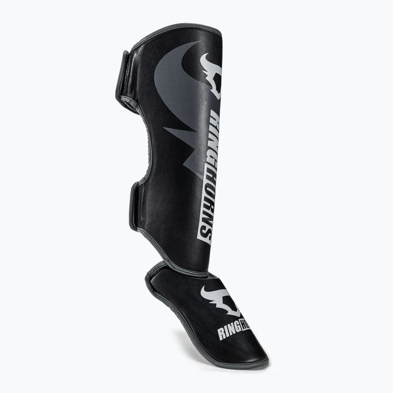 Ringhorns Charger Shin Guards protezioni tibia e piede Insteps nero 2