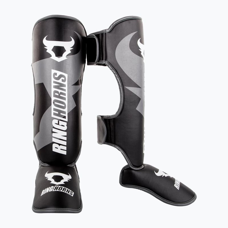 Ringhorns Charger Shin Guards protezioni tibia e piede Insteps nero 5