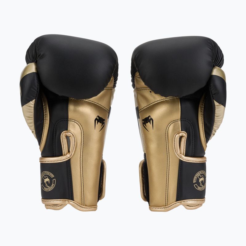 Guantoni da boxe Venum Elite nero/oro 2