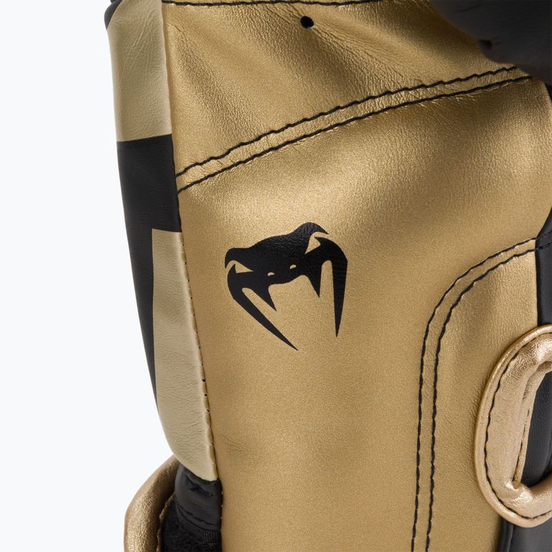 Guantoni da boxe Venum Elite nero/oro 5