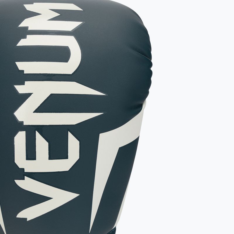 Guantoni da boxe Venum Elite bianco/blu navy 6