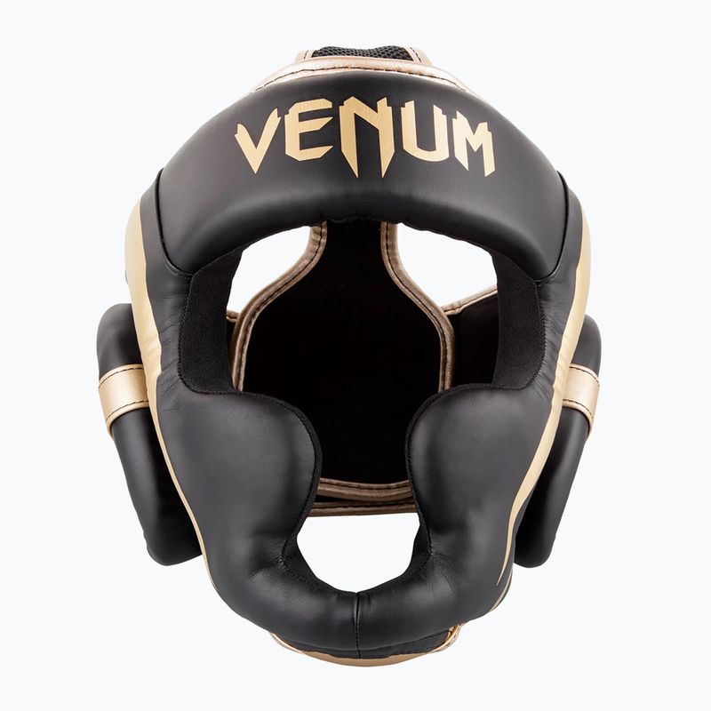 Casco da boxe Venum Elite nero/oro 6