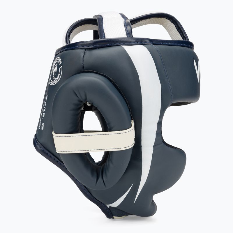 Casco da boxe Venum Elite bianco/blu navy 2