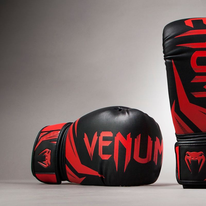 Guanti da boxe Venum Challenger 3.0 rosso/nero 03525-100 6