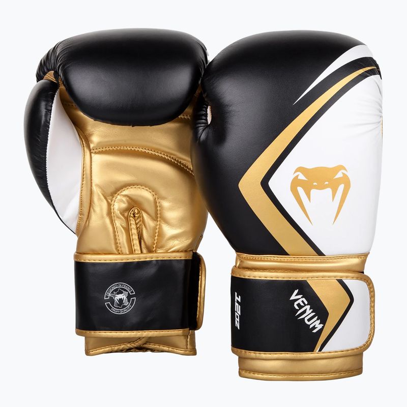 Guantoni da boxe Venum Contender 2.0 nero/bianco-oro