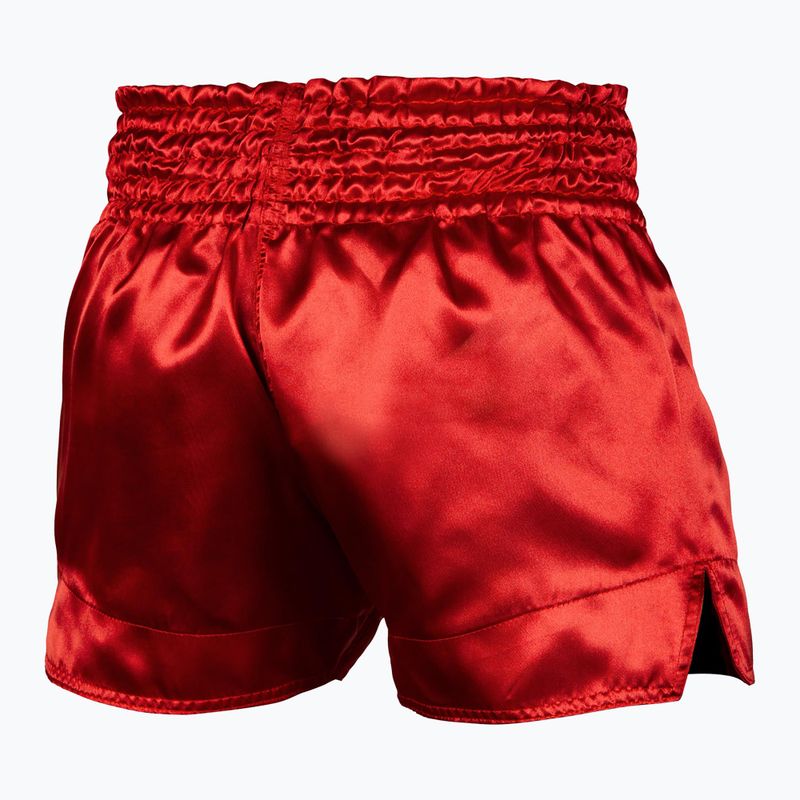 Pantaloncini da allenamento Venum Classic Muay Thai uomo bordeaux/oro 2