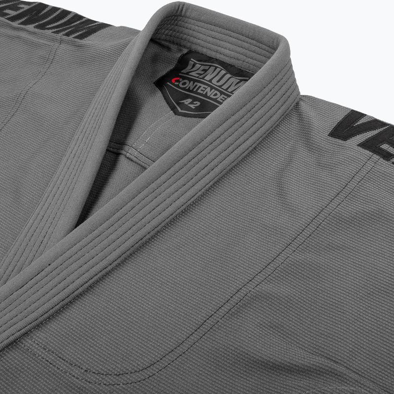 GI per Brazilian jiu-jitsu Venum Contender Evo BJJ scuro/grigio 5