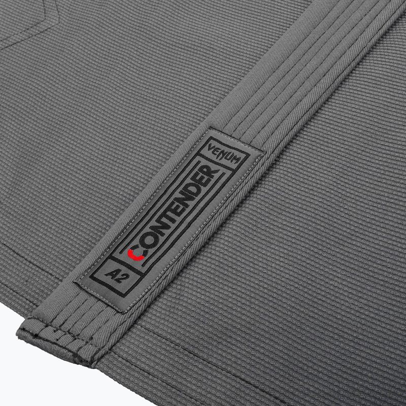 GI per Brazilian jiu-jitsu Venum Contender Evo BJJ scuro/grigio 6
