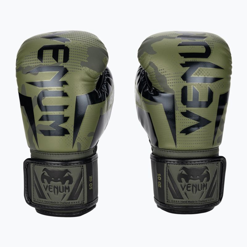 Guantoni da boxe Venum Elite kaki mimetici