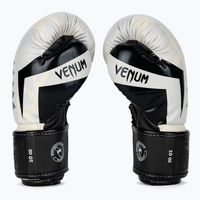 Guanti da boxe Venum Elite bianco/camo 3