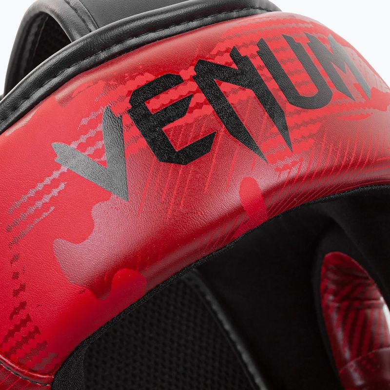 Casco da boxe Venum Elite red camo 8