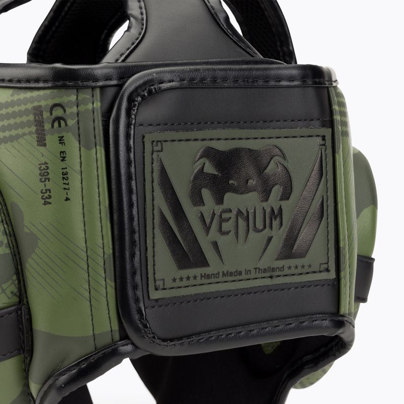 Casco da boxe Venum Elite khaki camo 4