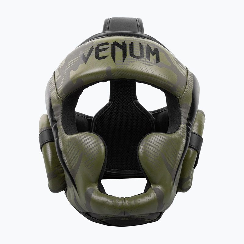 Casco da boxe Venum Elite khaki camo 5