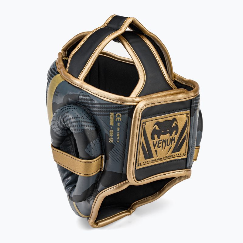 Casco da boxe Venum Elite grigio-oro VENUM-1395-535 3