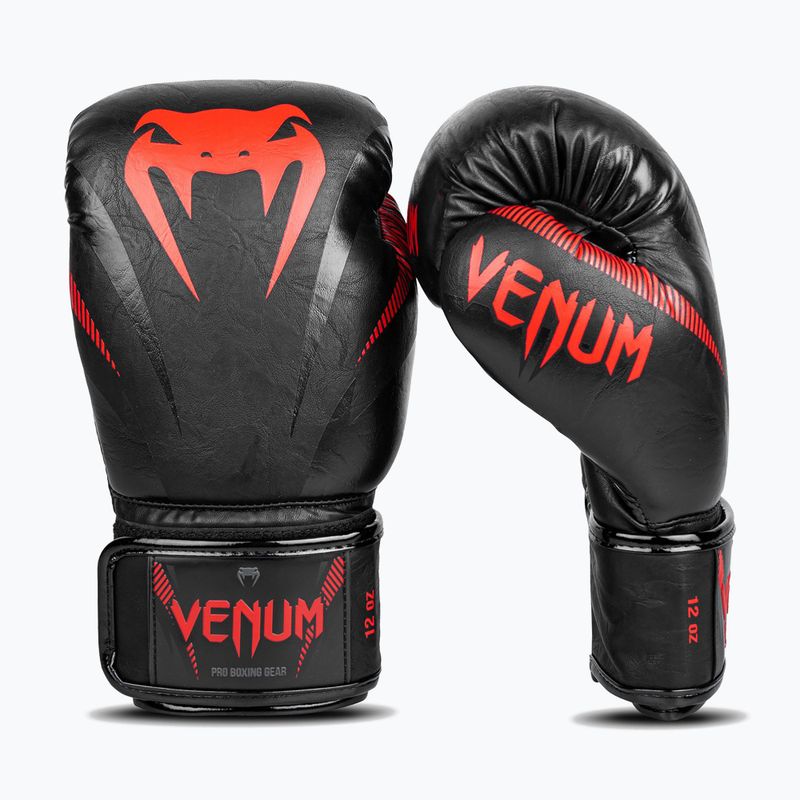 Venum Impact guantoni da boxe neri VENUM-03284-100 9