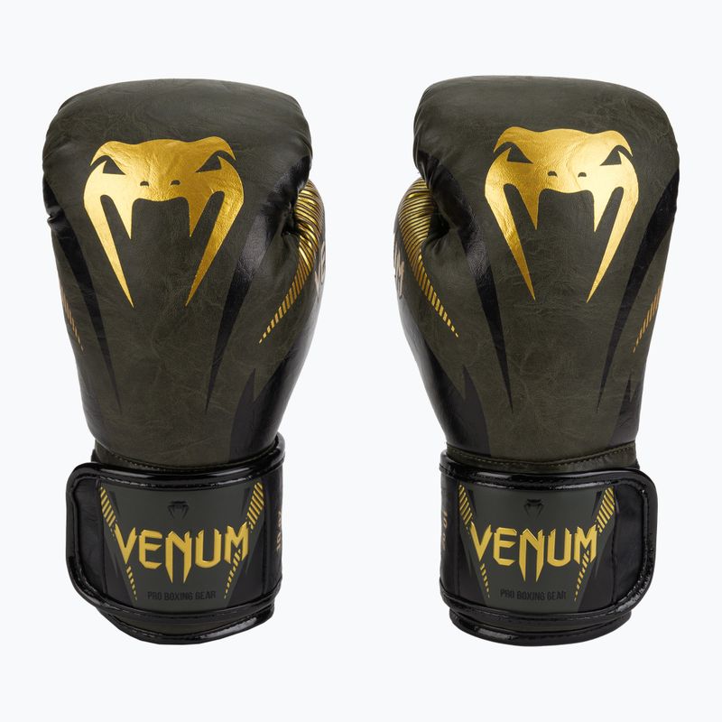 Guanti da boxe Venum Impact verde 03284-230