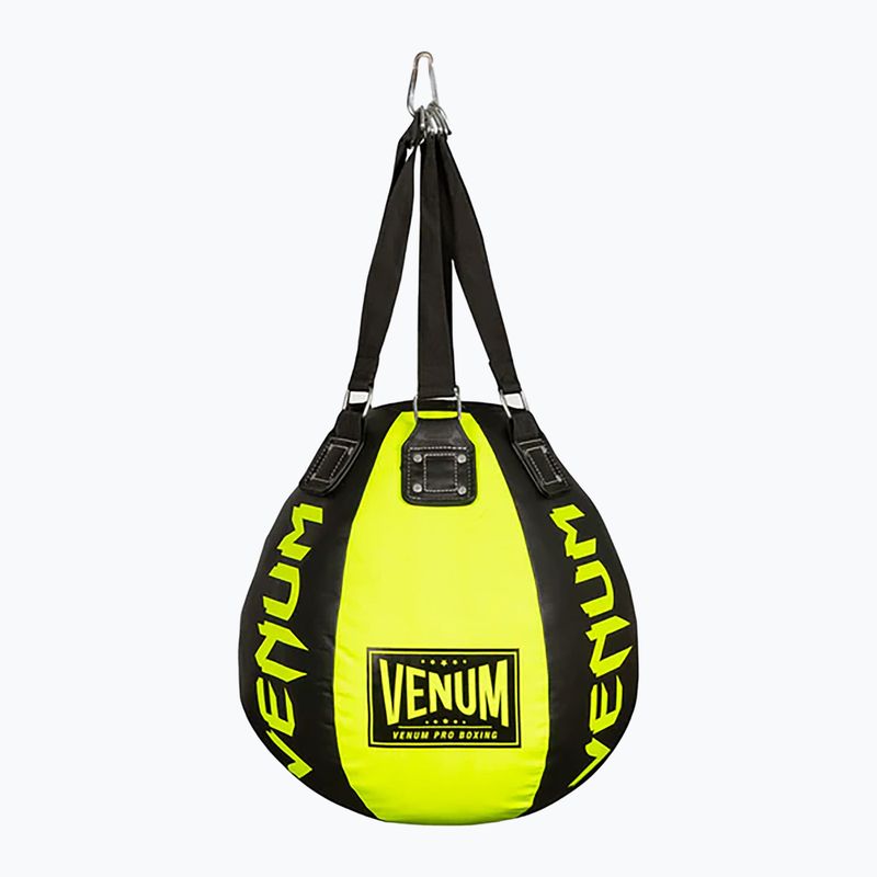 Venum Hurricane Big Ball boxing nero perlato/giallo antico