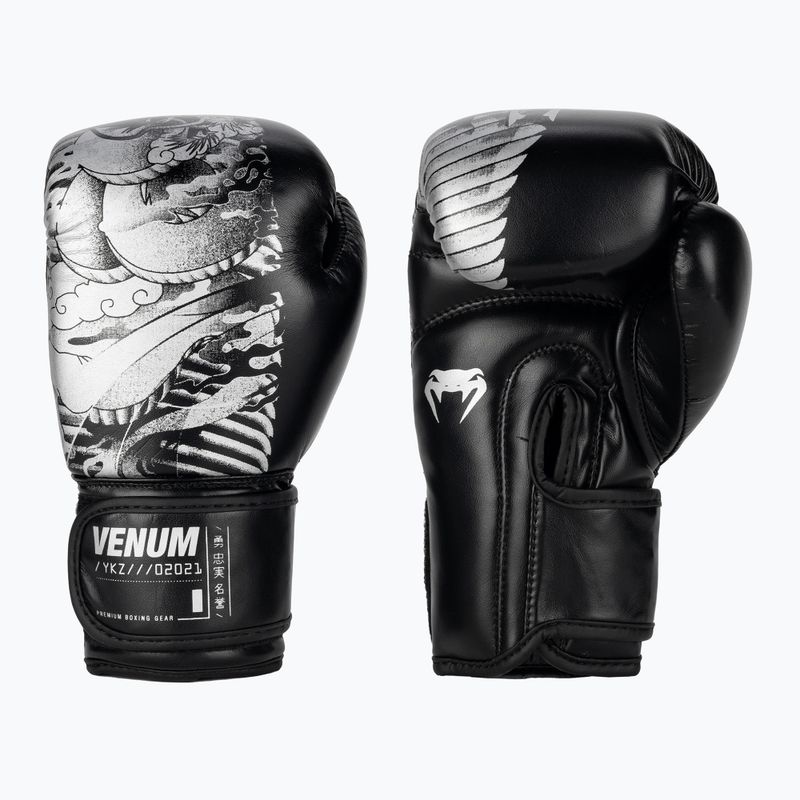 Venum YKZ21 Boxing nero/bianco guanti da boxe per bambini
