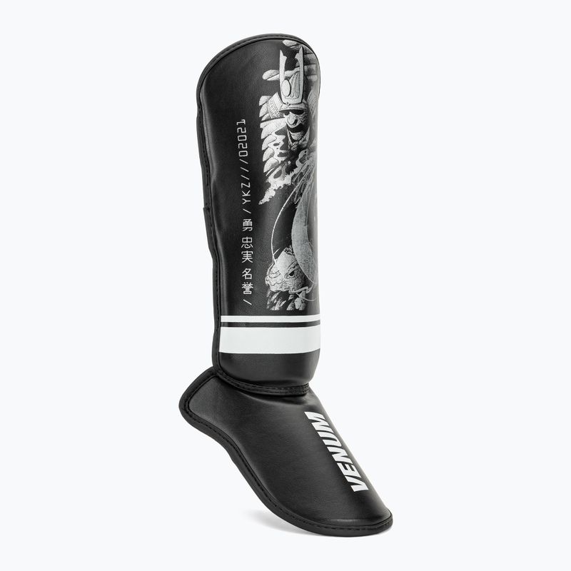 Protezioni per tibia per bambini Venum YKZ21 Shin nero/bianco