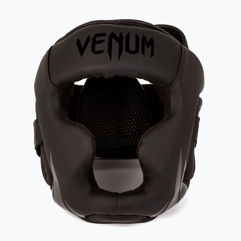 Casco da boxe per bambini Venum Challenger Kids black/black