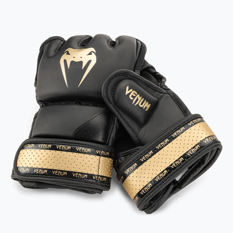 Guanti da MMA Venum Impact 2.0 nero/oro 5