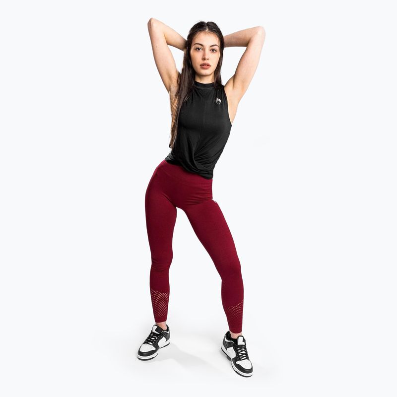 Canotta Venum Glow donna nero 3