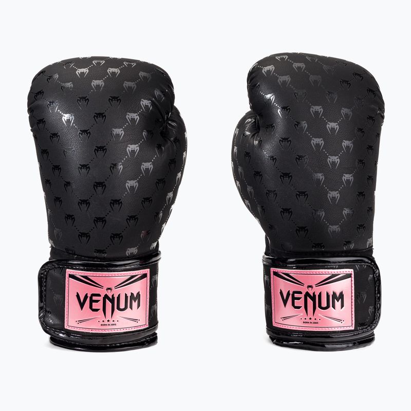 Guantoni da boxe Venum Impact Monogram nero-oro VENUM-04586-537
