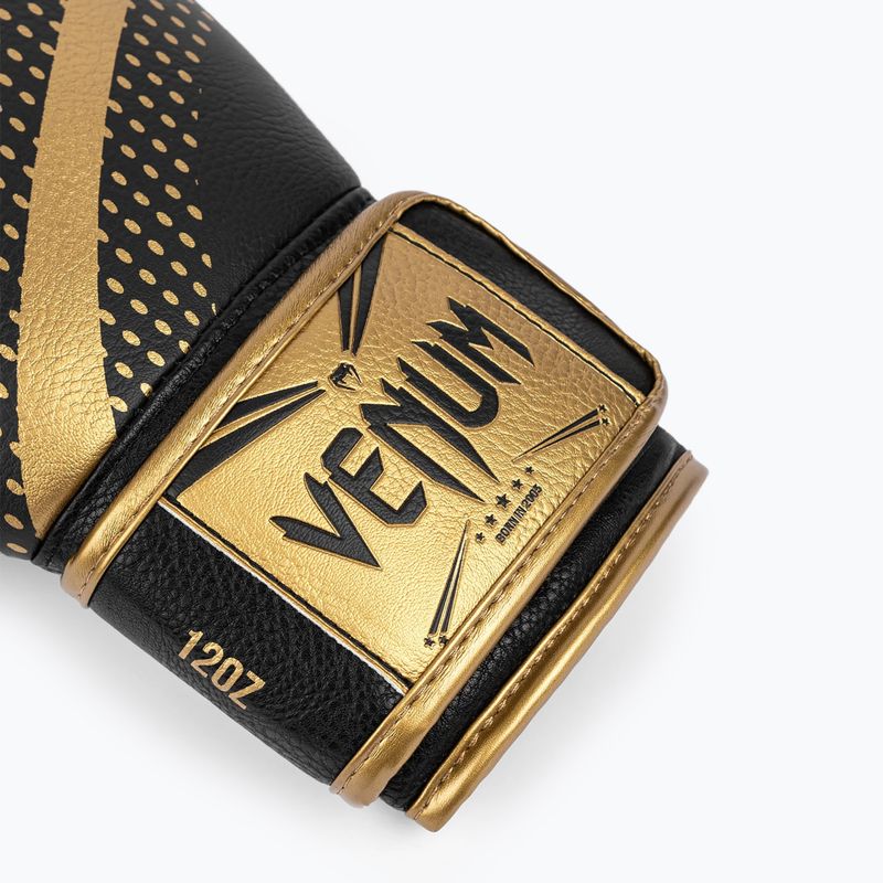 Guantoni da boxe Venum Lightning oro/nero 3