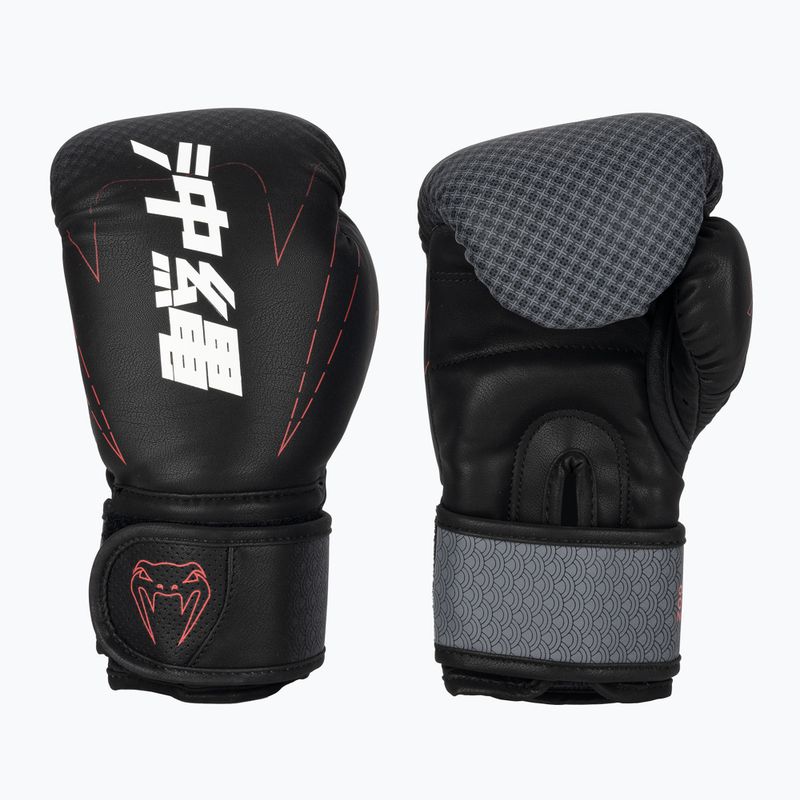 Venum Okinawa 3.0 guanti da boxe per bambini nero/rosso